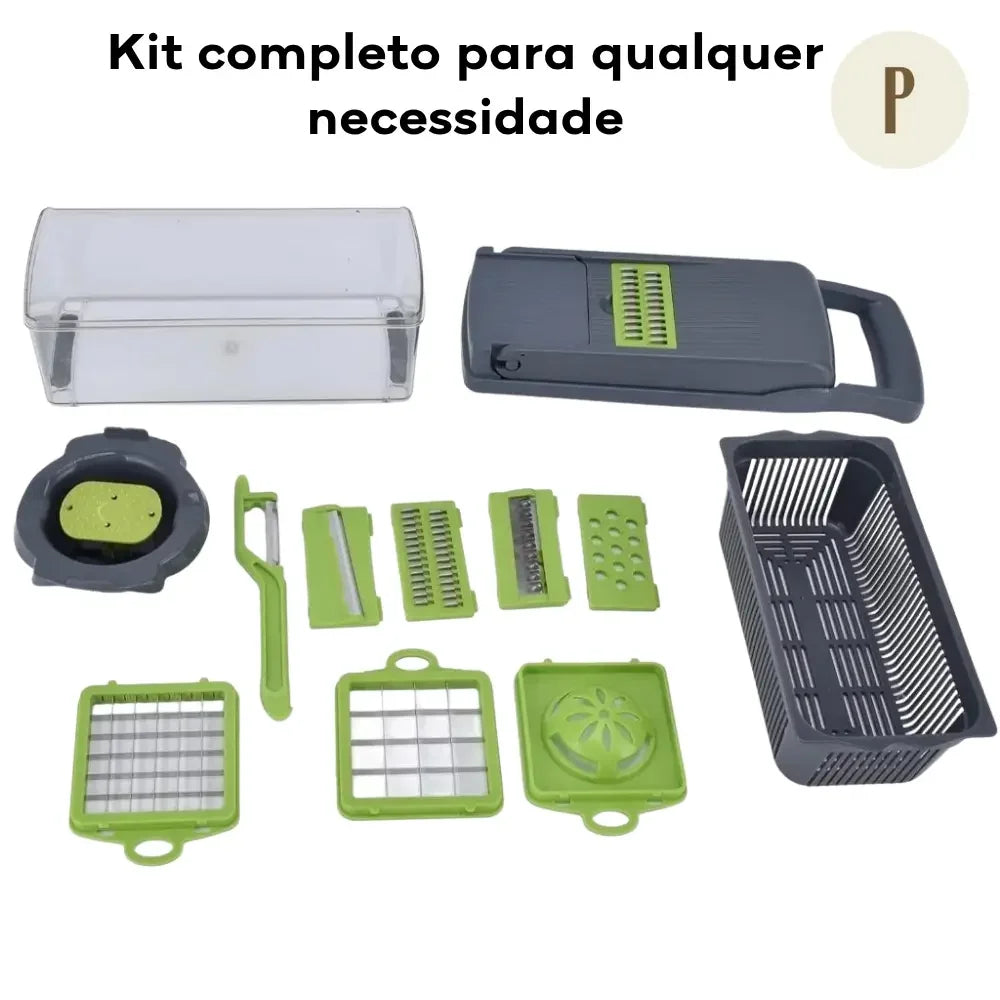 Cortador de Legumes Multiuso - Kit 16 em 1 + Oferta Exclusiva