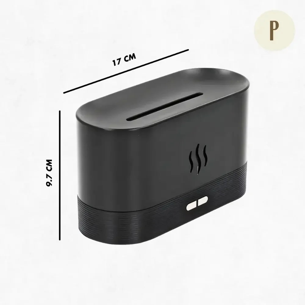 Difusor de Ar Umidificador Chamas - PRETO