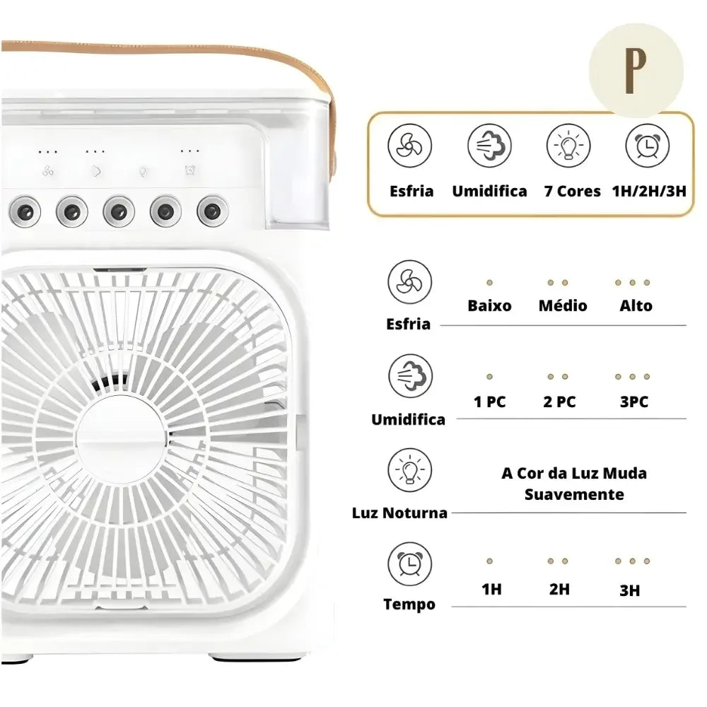 Ventilador Portátil de Mesa Mini Ar ™