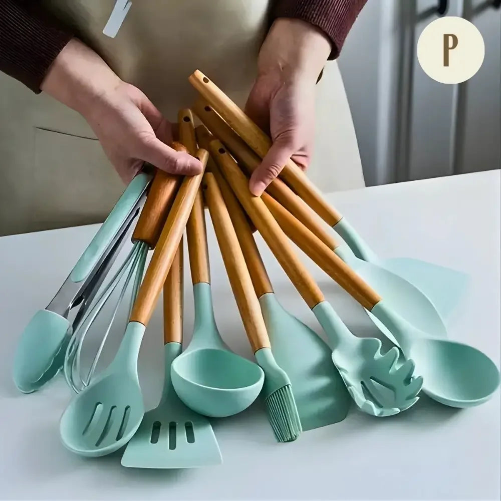 Kit Utensílios de Cozinha Jogo Completo 19 Peças