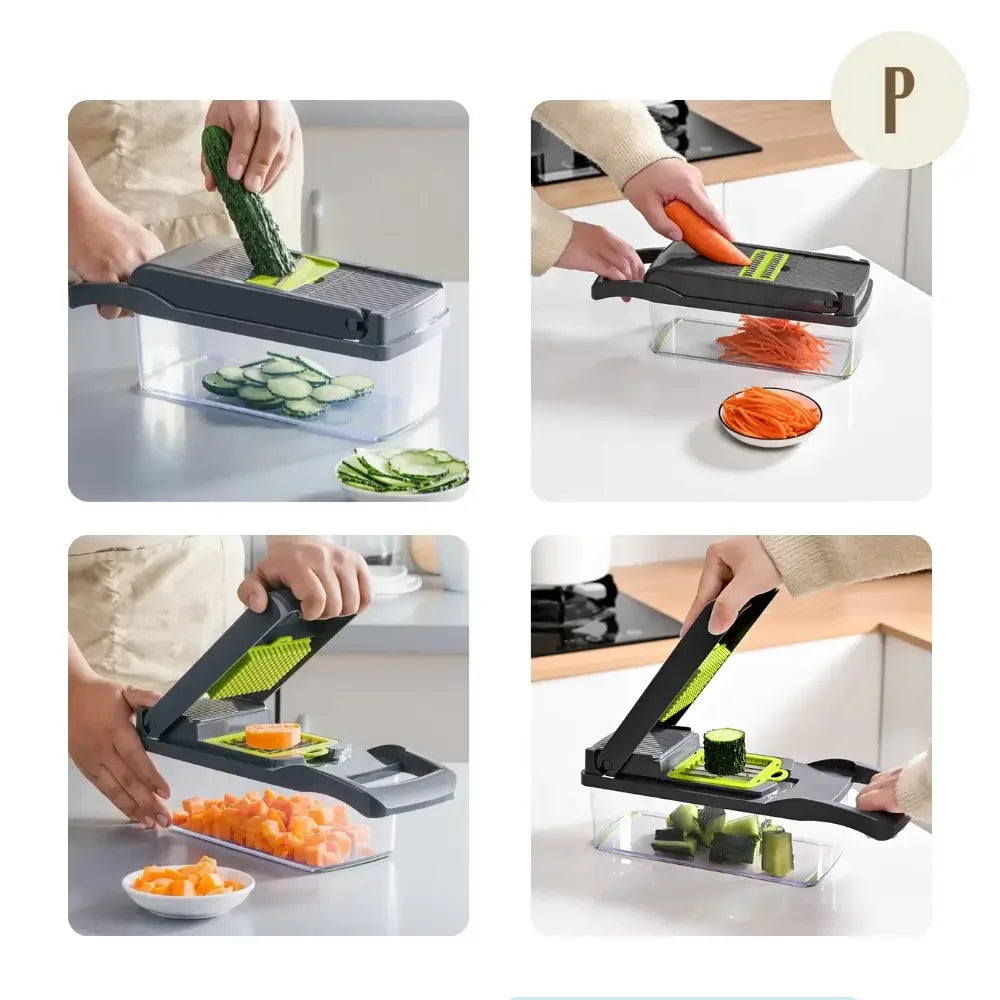 Cortador de Legumes Multiuso - Kit 16 em 1 + Oferta Exclusiva