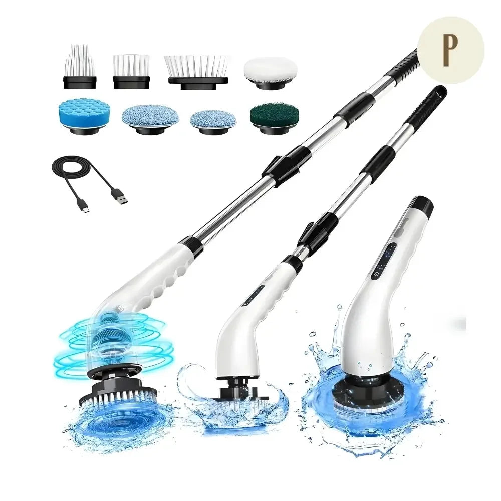 Mop Elétrico Giratório - 9 em 1 + Oferta Exclusiva ™