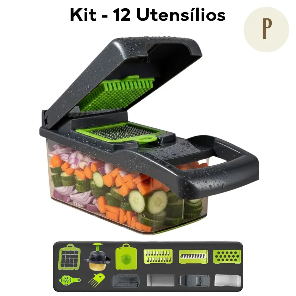 Cortador de Legumes Multiuso - Kit 16 em 1 + Oferta Exclusiva