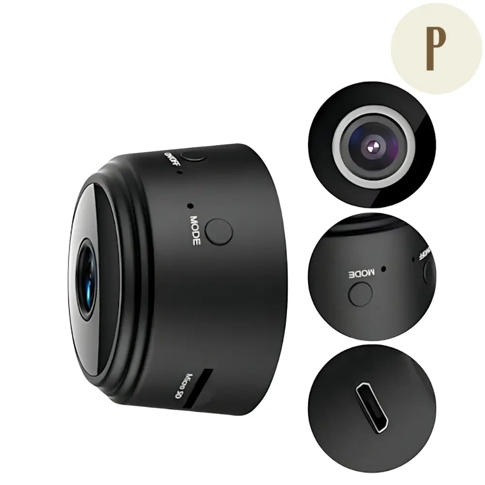 Mini Câmera A9 com Visão Noturna - Sensor e Wi-fi