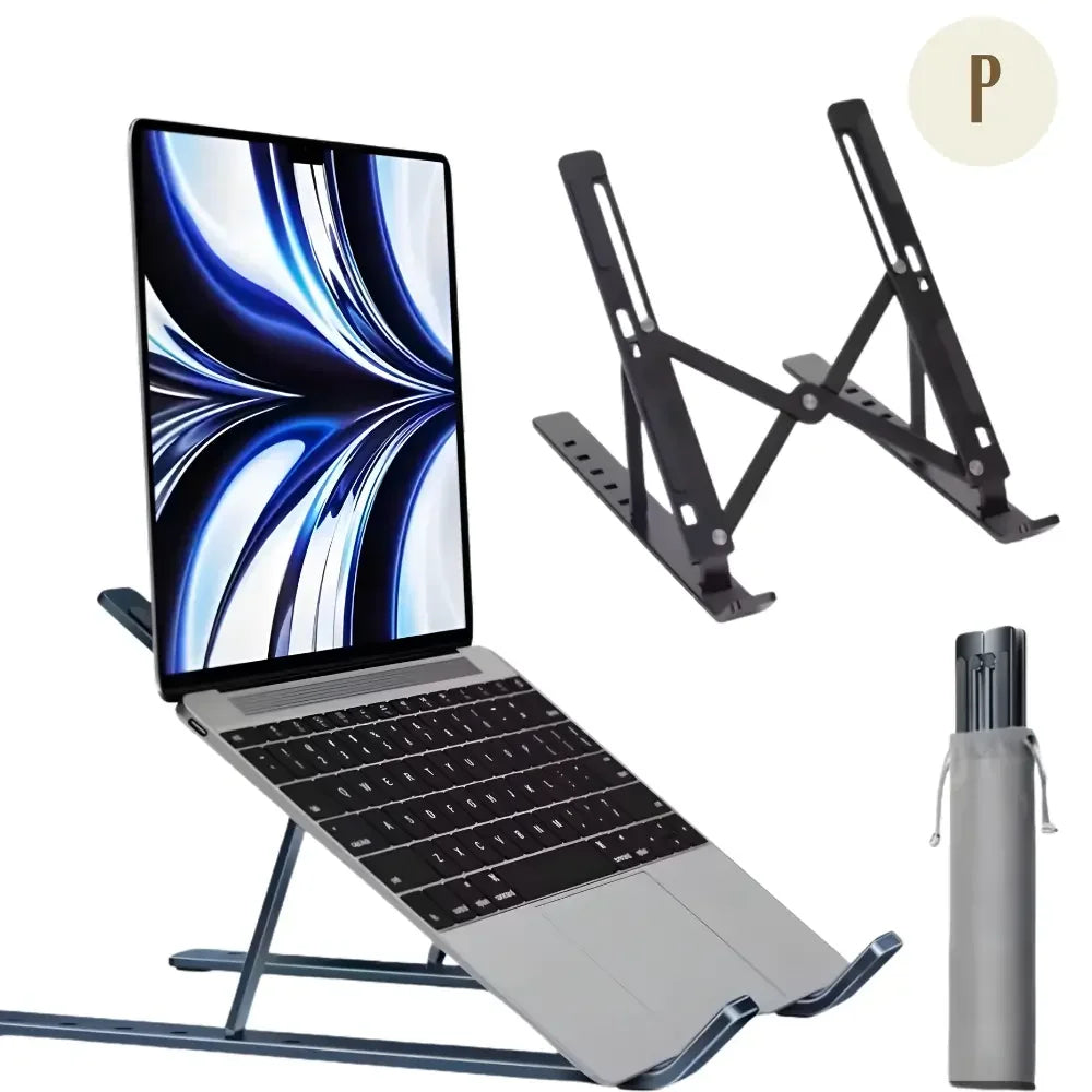 Suporte Ergonômico Ajustável 10 em 1 - Tablet e Notebook (+bolsa compacta de BRINDE)