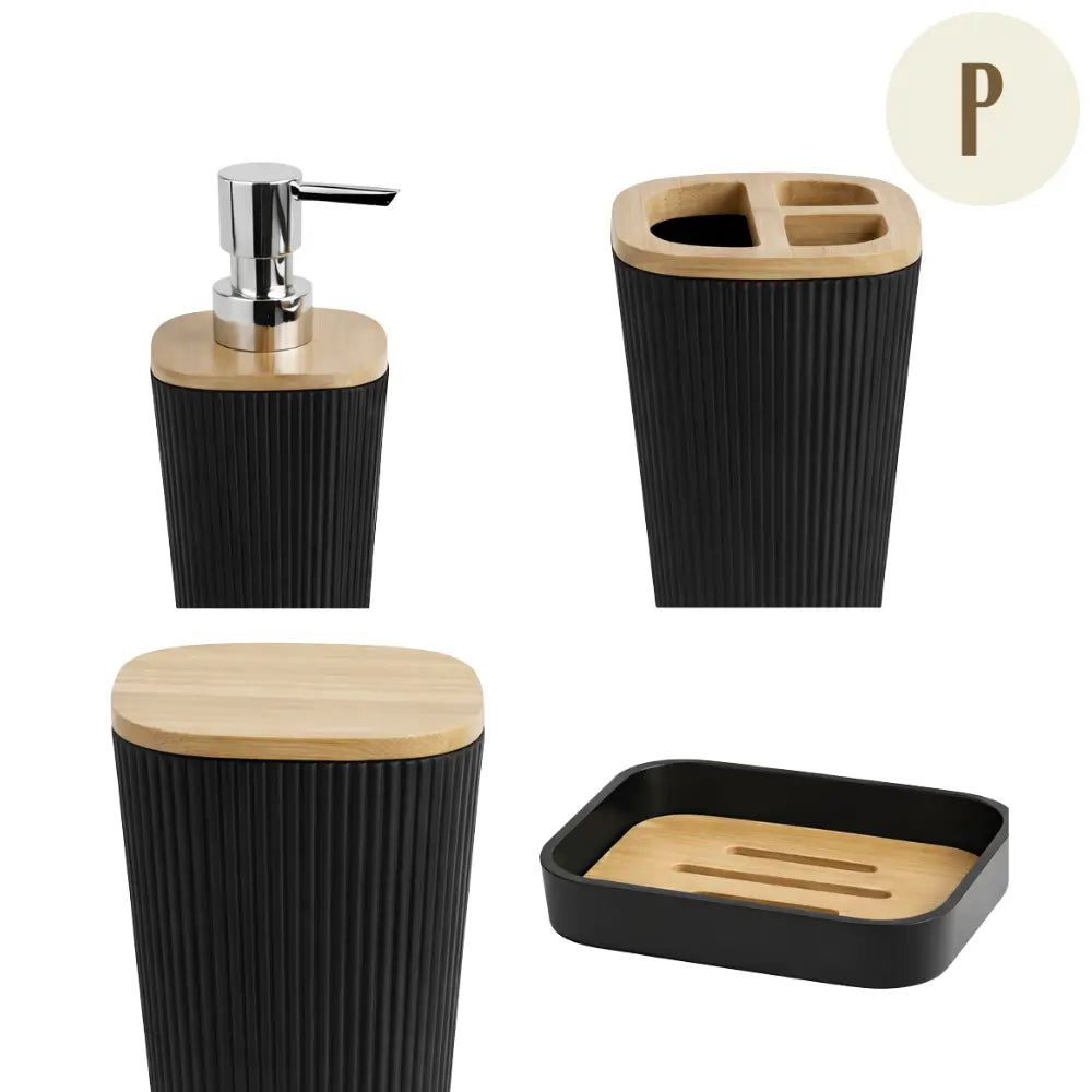 Conjunto Premium de 4 Acessórios - Banheiro e Cozinha