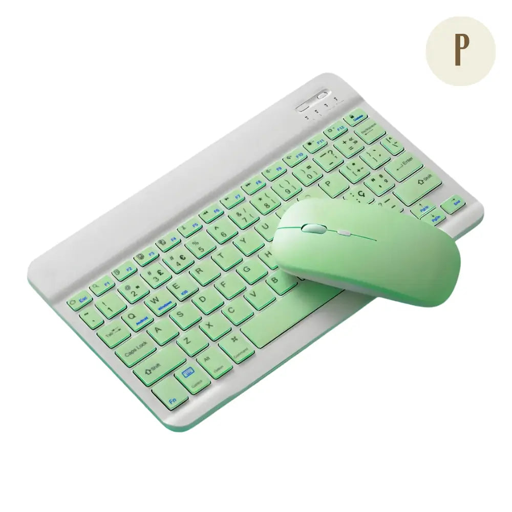 Teclado Bluetooth Recarregável - (+Mouse de brinde)