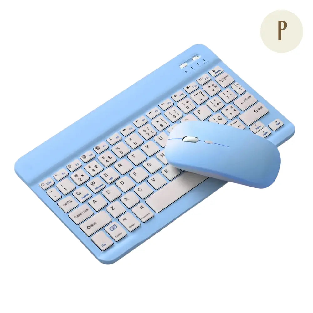 Teclado Bluetooth Recarregável - (+Mouse de brinde)