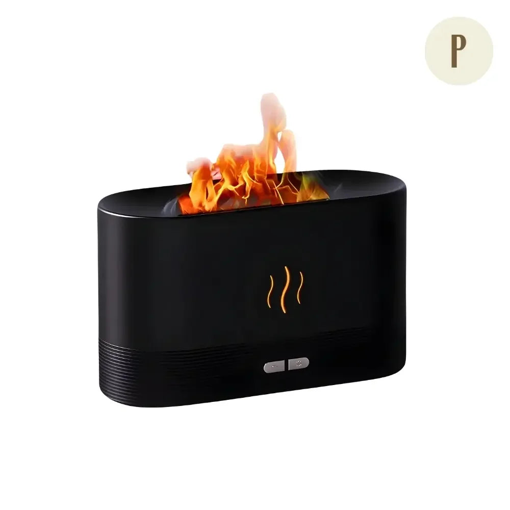 Difusor de Ar Umidificador Chamas - PRETO