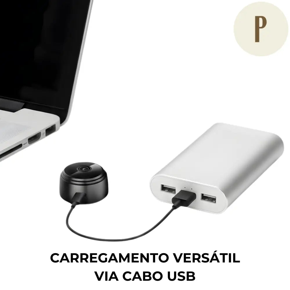 Mini Câmera A9 com Visão Noturna - Sensor e Wi-fi